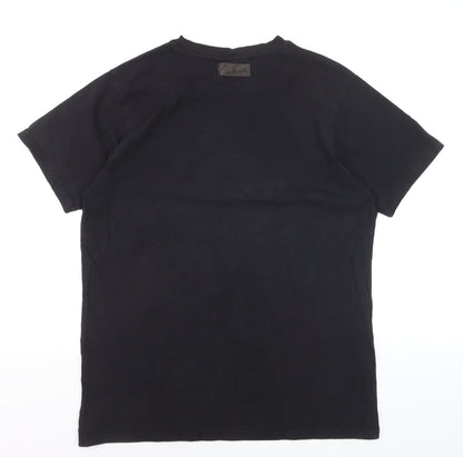 Couture Men's Black Logo Graphic T-Shirt Size L