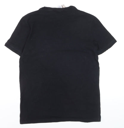 Dolce & Gabbana Men's Black Crew Neck Short Sleeve T-Shirt Size M