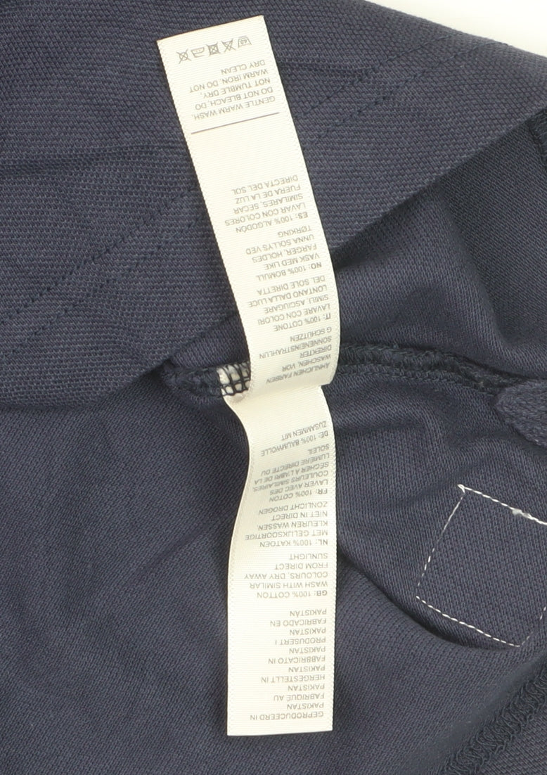 FatFace Boys Navy Blue Polo Shirt Size 4-5 Years Cotton Casual Top