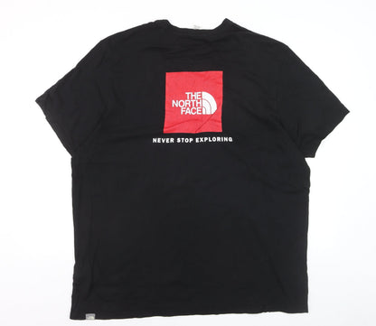 The North Face Mens Black 2XL Graphic Outdoor T-Shirt