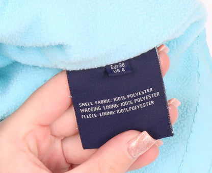 Musto Women Blue Polyester Quilted Bodywarmer Waistcoat Size 10
