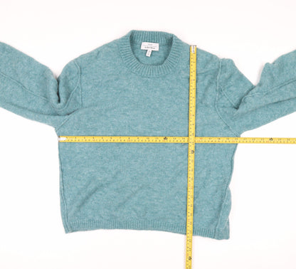 & Other Stories Women Blue Alpaca Wool Crew Neck Jumper Size S
