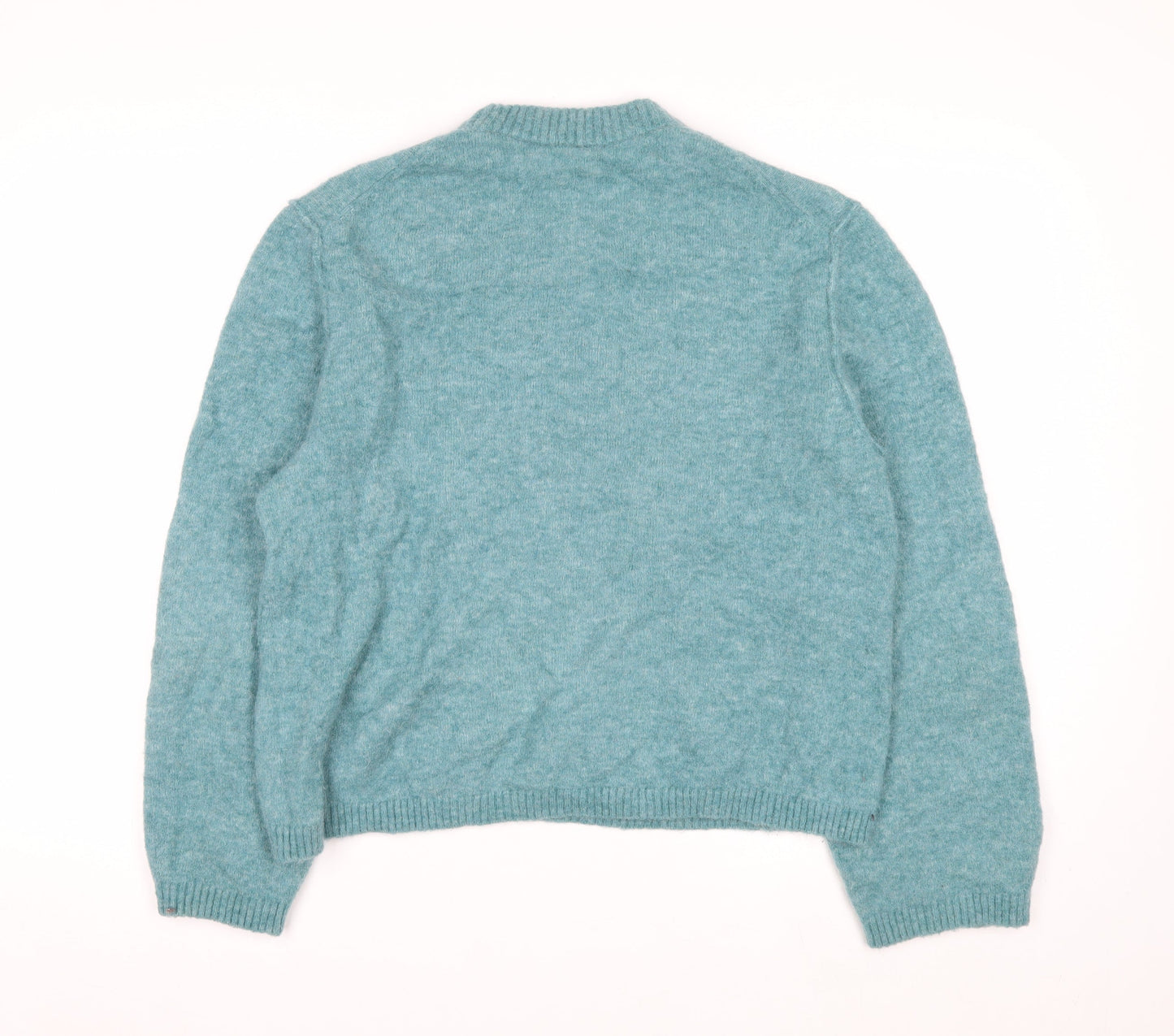 & Other Stories Women Blue Alpaca Wool Crew Neck Jumper Size S