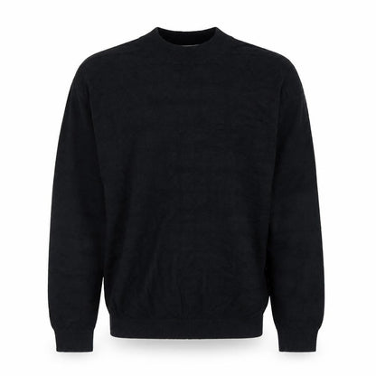 Perry Ellis Men's Black Silk Cotton Mock Neck Jumper XL