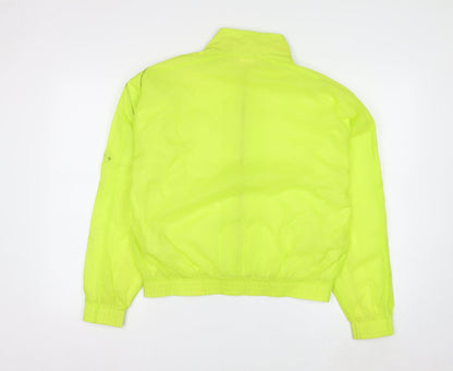 Champion Men's Yellow Windbreaker Jacket Small Lightweight Sports