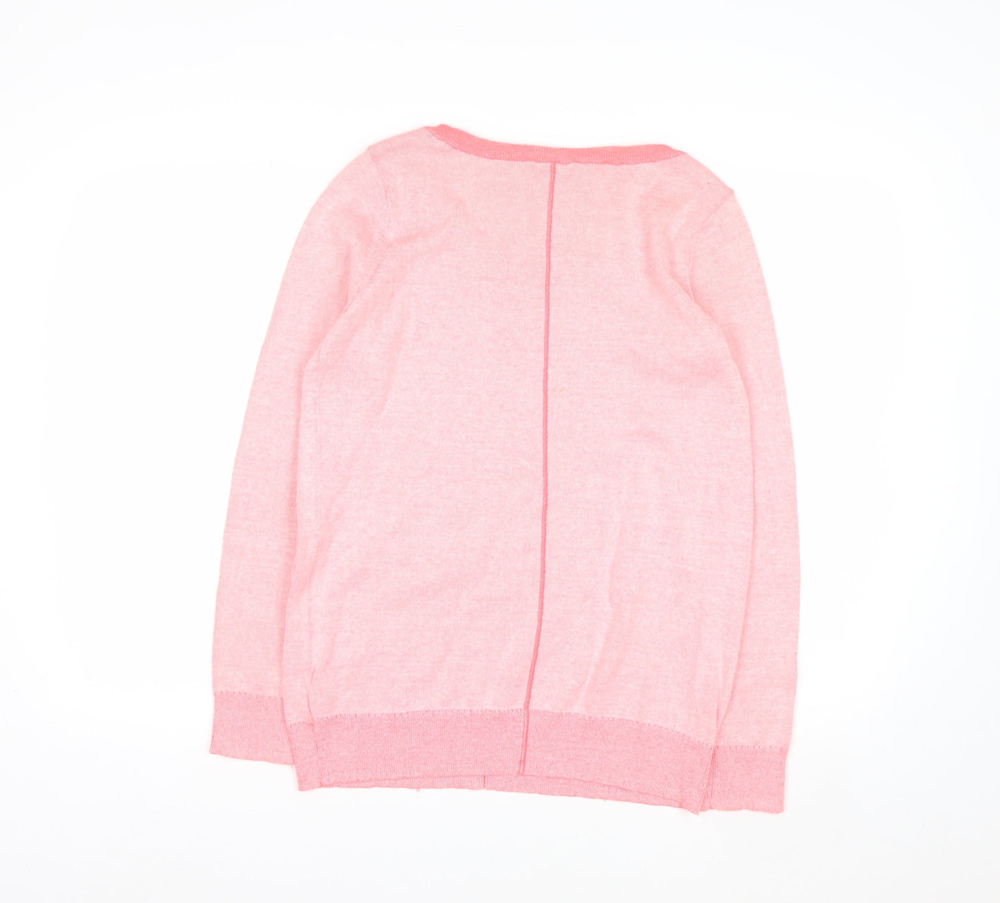 GAP Womens Pink Scoop Neck Long Sleeve Pullover Jumper Size M