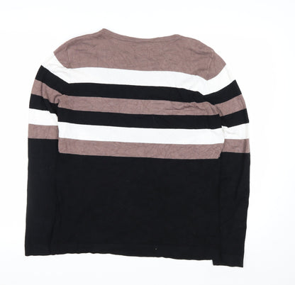 Wallis Women’s Multicoloured Stripe Long Sleeve Knit Jumper UK 14