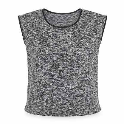 Oasis Women’s Grey Knit Sleeveless Pullover Jumper Size S