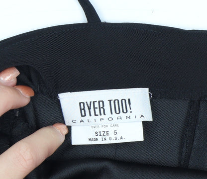 Byer Too! Women's Black Rhinestone Bodycon Dress Size 8