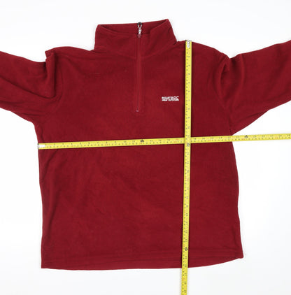 Regatta Men's Red XL Fleece 1/2 Zip Pullover Outdoor Sweatshirt
