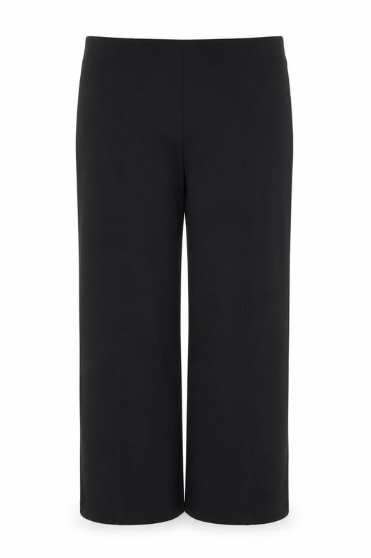 H&M Womens Black XL Straight Leg Stretch Trousers