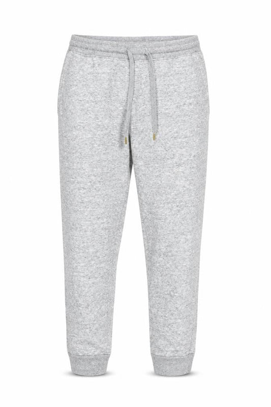Uniqlo Men's Grey L Fleece-Lined Joggers with Drawstring Waist