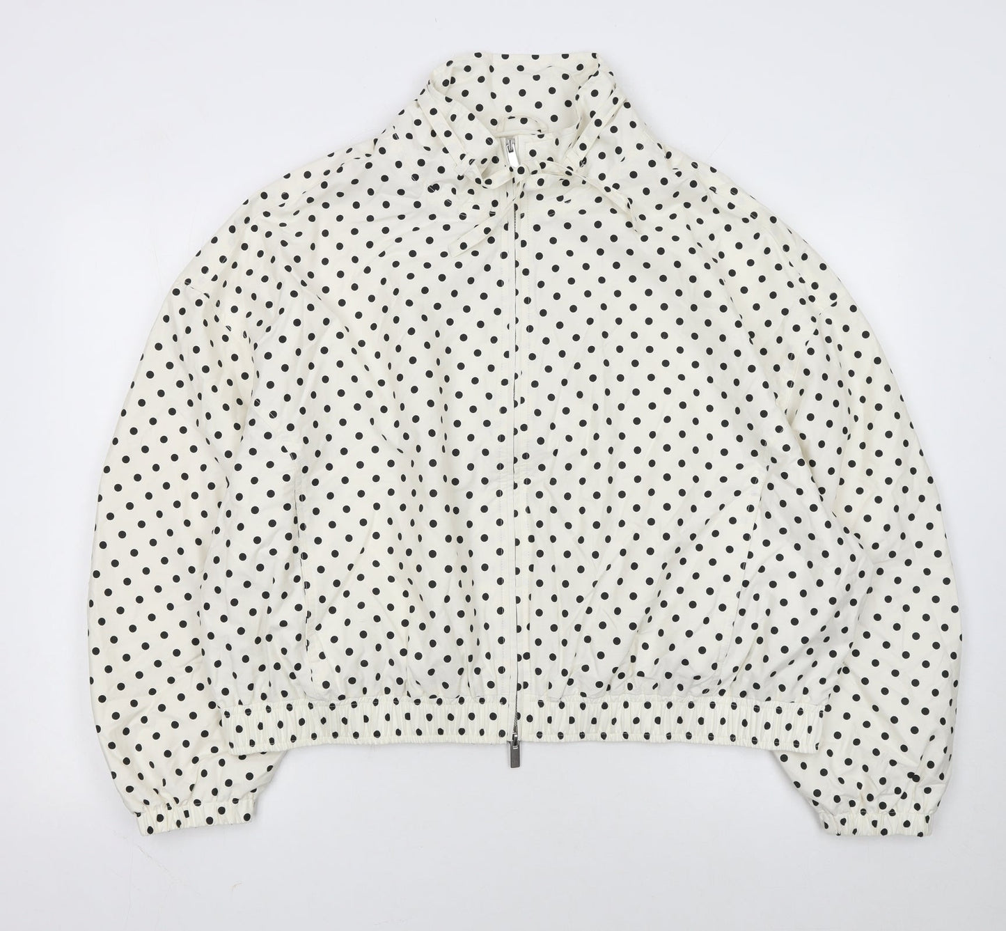 Marks and Spencer Women’s Ivory Polka Dot Windbreaker Jacket L