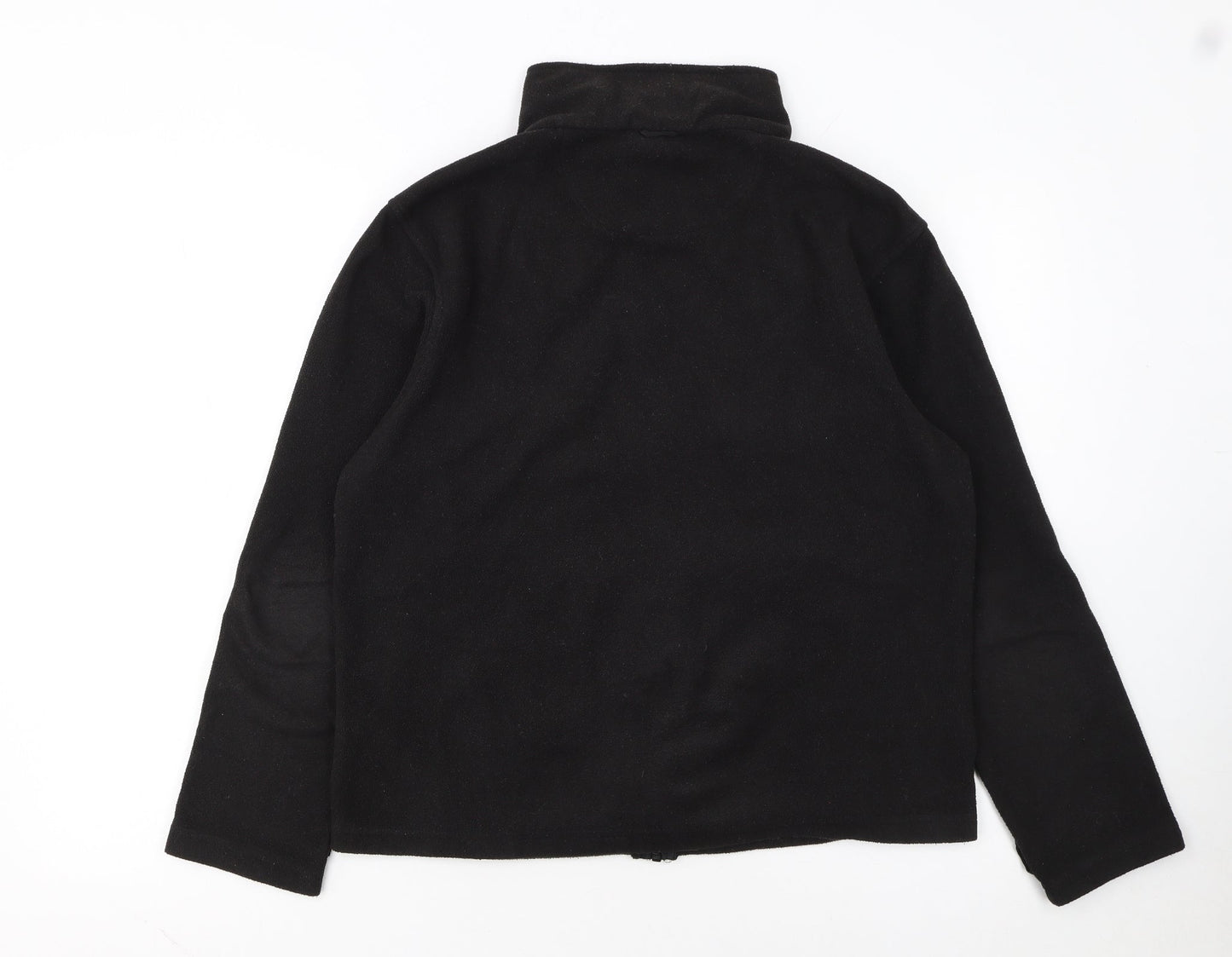 Gelert Men's Black Fleece Full Zip Outdoor Jacket Size S