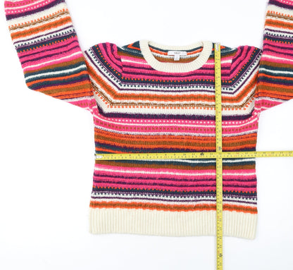 Next Women's Multicoloured Striped Knit Jumper Size S