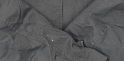 Marks and Spencer Women’s Black Size 16 Long Trench Coat Belted Twill