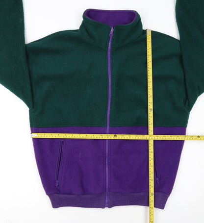 Regatta Women’s Green and Purple Fleece Jacket M Outdoor Zip Up