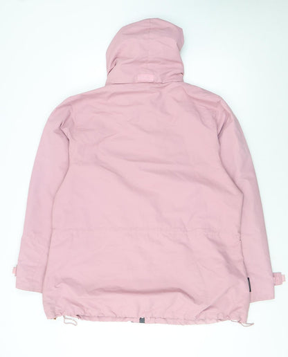 Mountainlife Women's Pink Waterproof Hooded Rain Coat Size 18