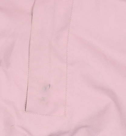 Mountainlife Women's Pink Waterproof Hooded Rain Coat Size 18