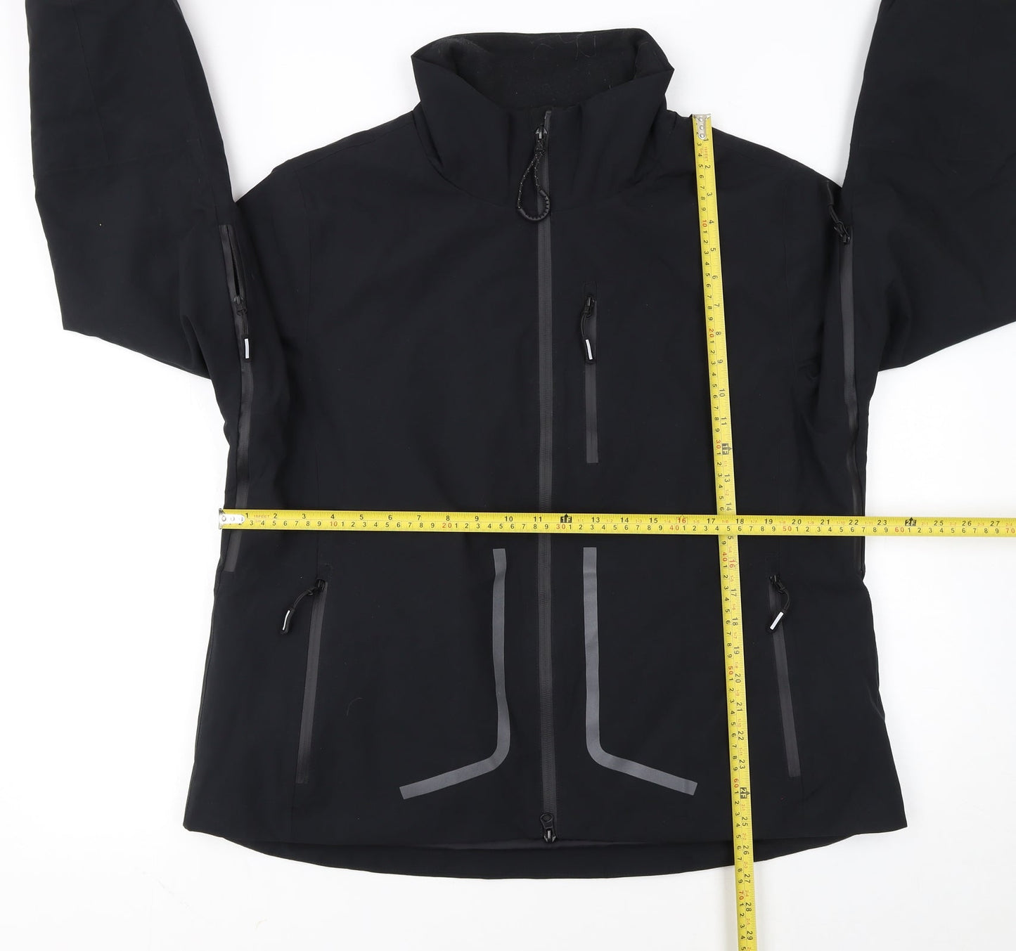 Marks and Spencer Womens Black Size 16 Windbreaker Waterproof Active Jacket