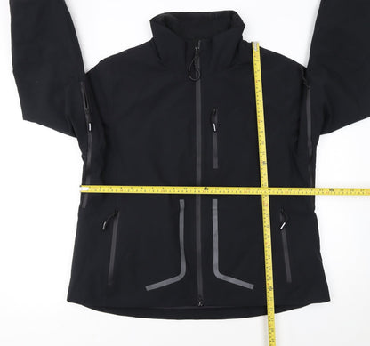 Marks and Spencer Womens Black Size 16 Windbreaker Waterproof Active Jacket