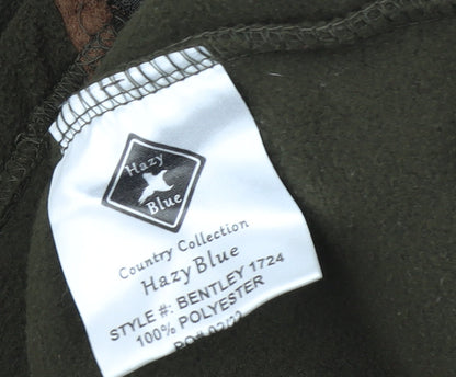 Hazy Blue Men's Brown 3XL Fleece Bodywarmer Waistcoat