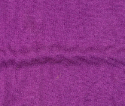 Marks and Spencer Men's Purple Cotton Cashmere Pullover Jumper L