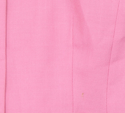 First Avenue Women's Pink Suit Jacket Size 14 Regular Polyester Modal