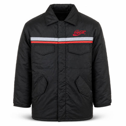 Marv Holland Men's Black Coca-Cola Nylon Puffer Jacket L