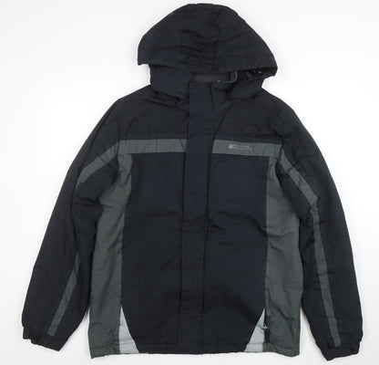 Mountain Warehouse Men's Black Waterproof Hooded Parka Jacket M