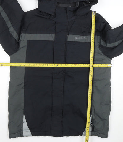 Mountain Warehouse Men's Black Waterproof Hooded Parka Jacket M