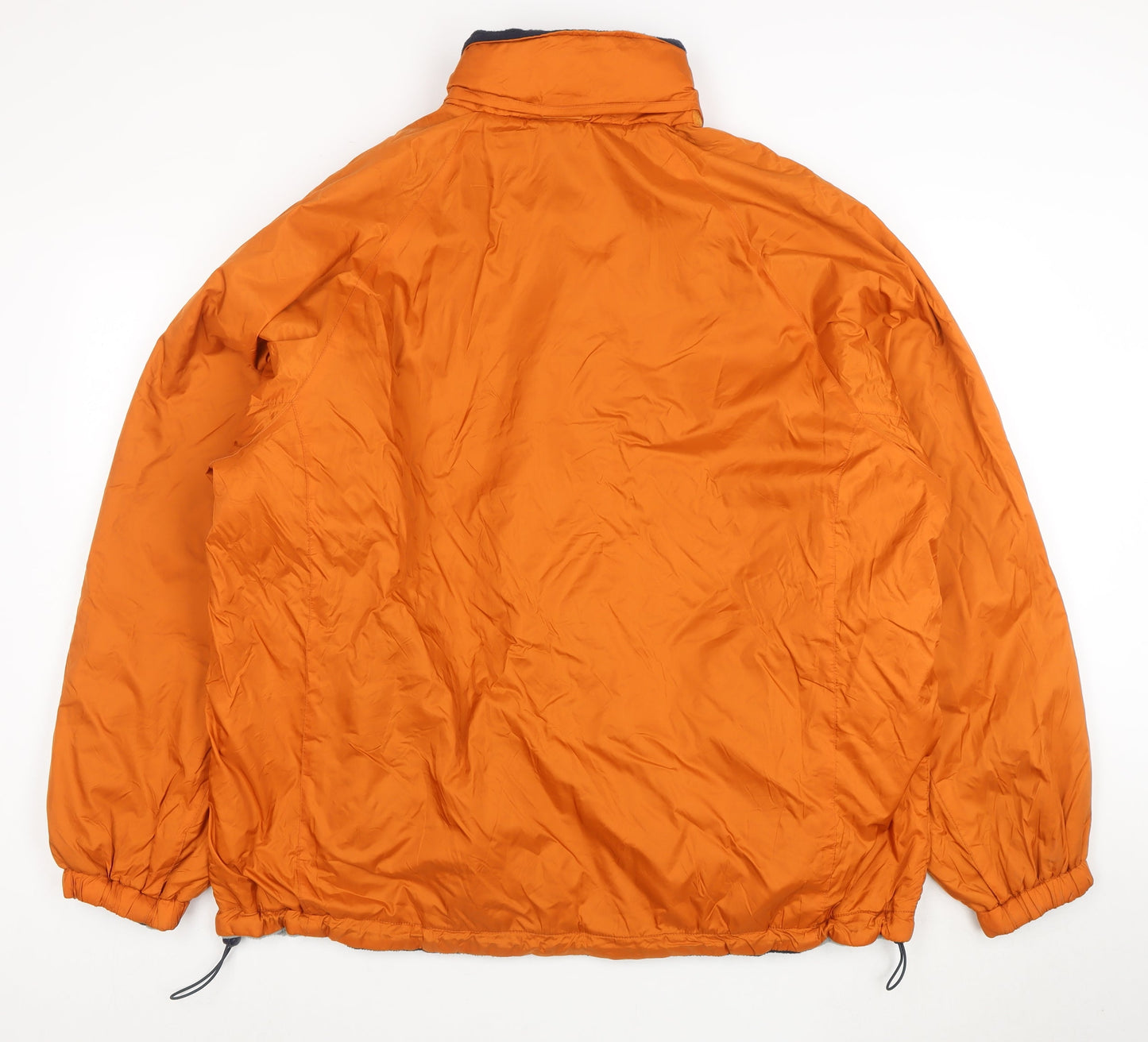 Croft & Barrow Men's Orange Reversible Nylon Full Zip Jacket L