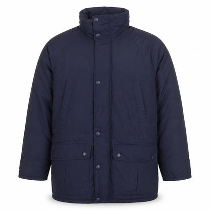 Eddie Bauer Mens Blue M Mid-Length Puffer Jacket Down Insulated