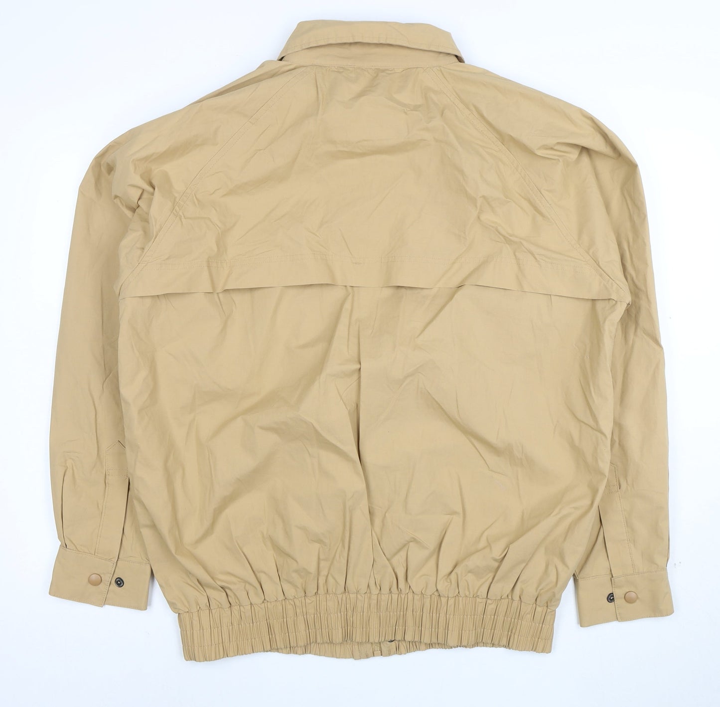 Arnold Palmer Men's Beige XL Bomber Jacket Lightweight Cotton Nylon