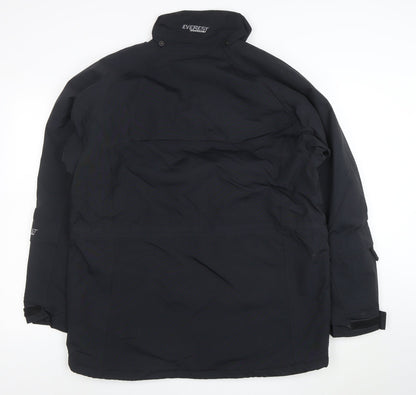 Everest Technology Women’s Black Waterproof Parka Jacket Size 16