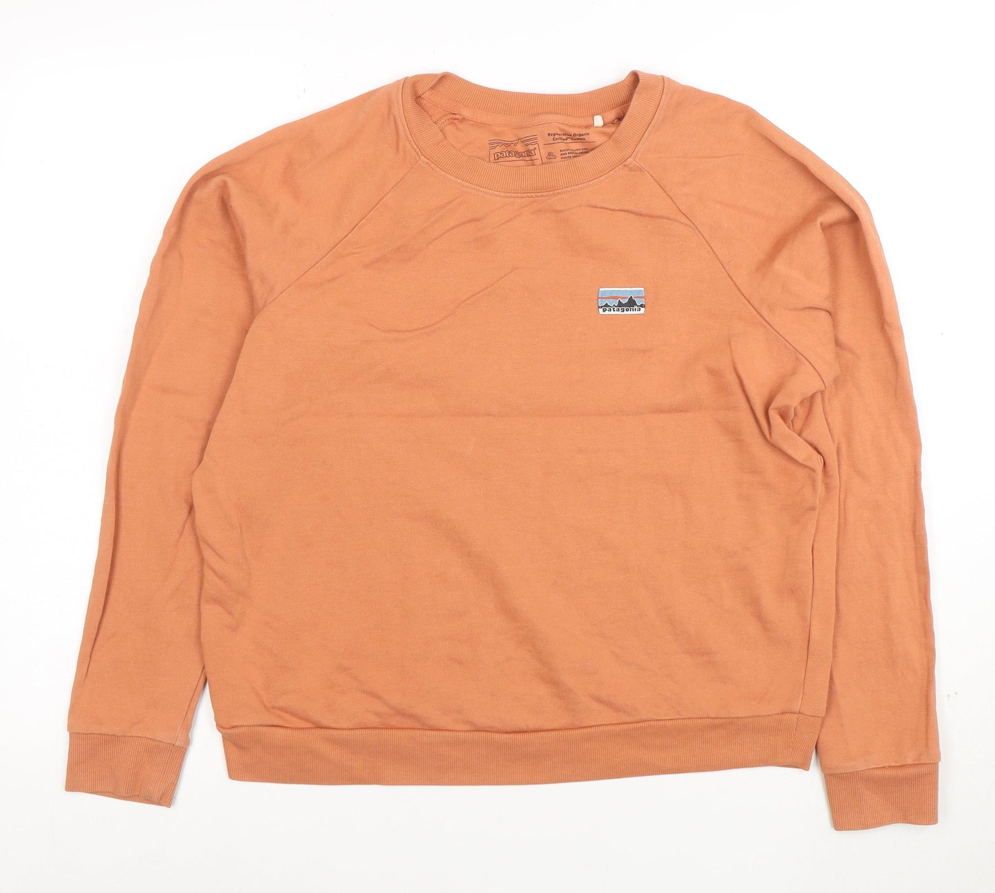 Patagonia Women’s Brown Organic Cotton Crew Neck Sweatshirt M