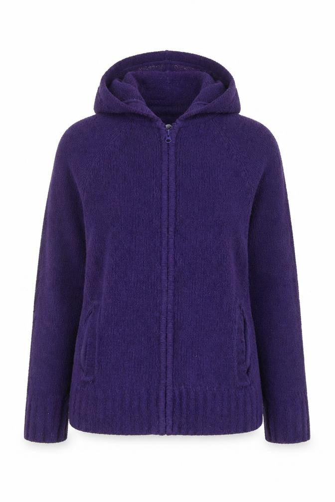 Peter Storm Women’s Purple Fleece Full Zip Hooded Jacket Size 10