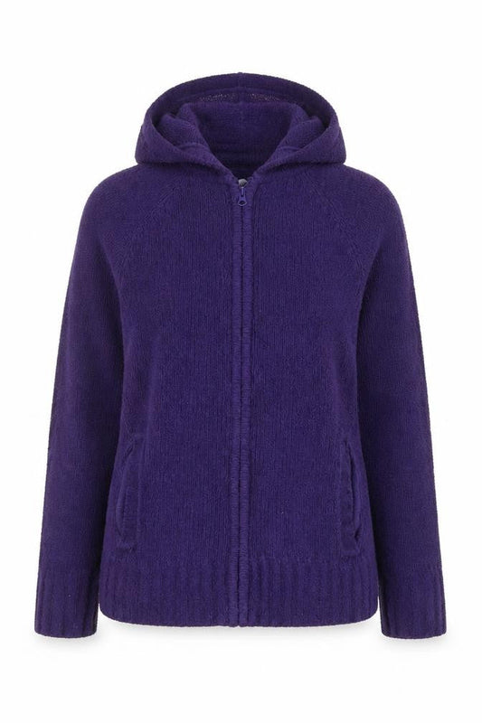 Peter Storm Women’s Purple Fleece Full Zip Hooded Jacket Size 10