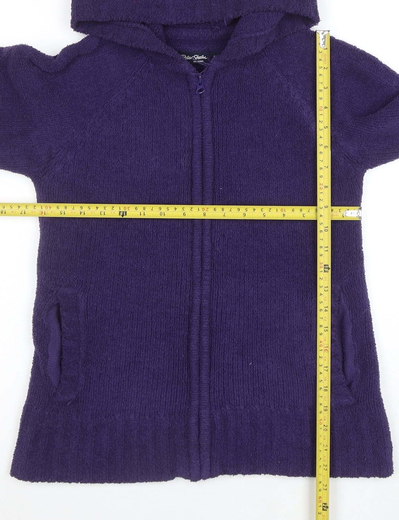 Peter Storm Women’s Purple Fleece Full Zip Hooded Jacket Size 10