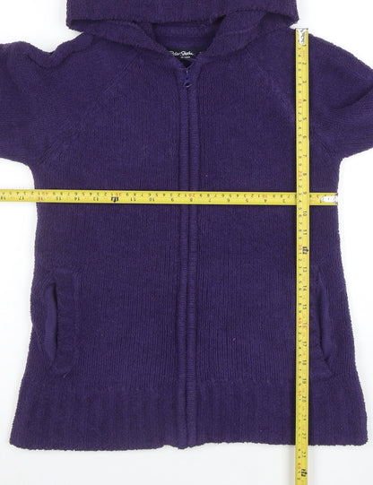 Peter Storm Women’s Purple Fleece Full Zip Hooded Jacket Size 10