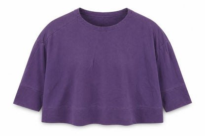 Seasalt Cornwall Women’s Purple Cotton Sweatshirt XL Relaxed Fit