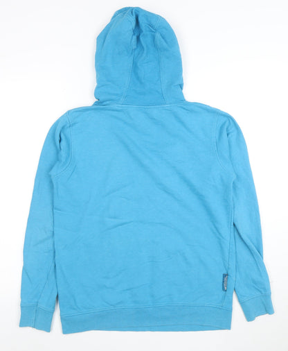 Mountain Warehouse Womens Blue Pullover Hoodie Size M Cotton Blend