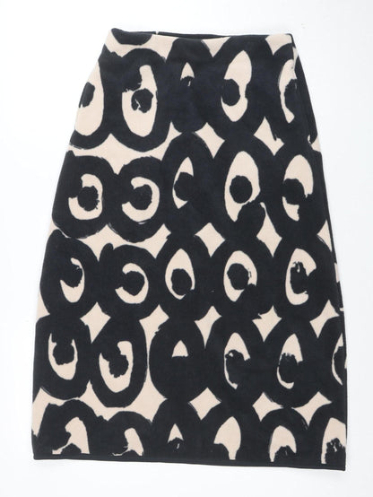 Uniqlo x Marimekko Women’s Black Beige Fleece A-Line Skirt M