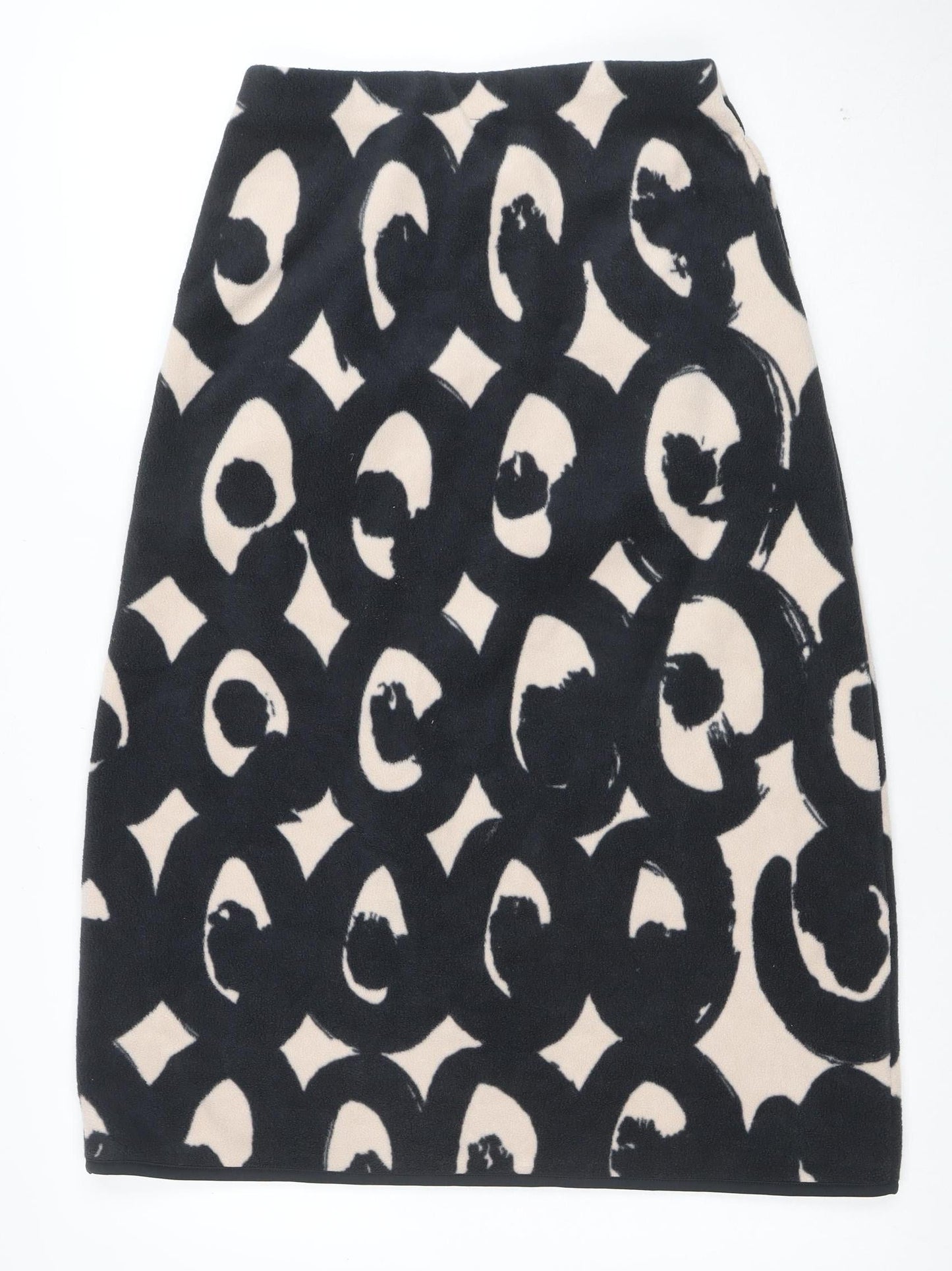 Uniqlo x Marimekko Women’s Black Beige Fleece A-Line Skirt M