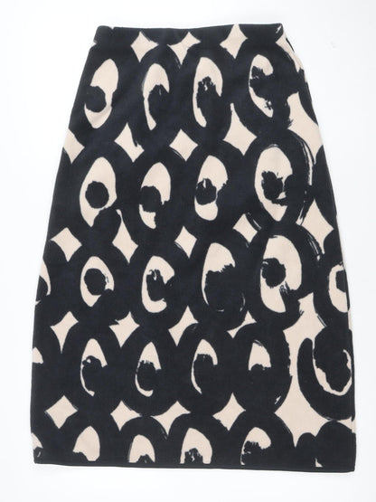 Uniqlo x Marimekko Women’s Black Beige Fleece A-Line Skirt M