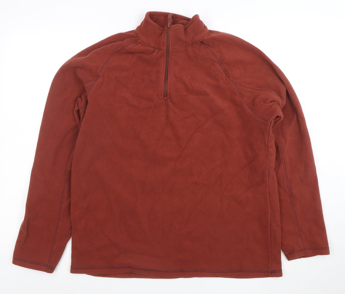 Mountain Warehouse Womens Brown Full Zip Fleece Pullover Size M