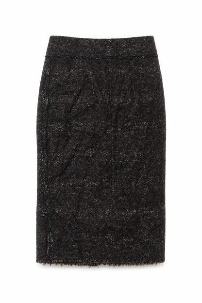 Zara Woman Brown Bouclé Check Chino Shorts Size L