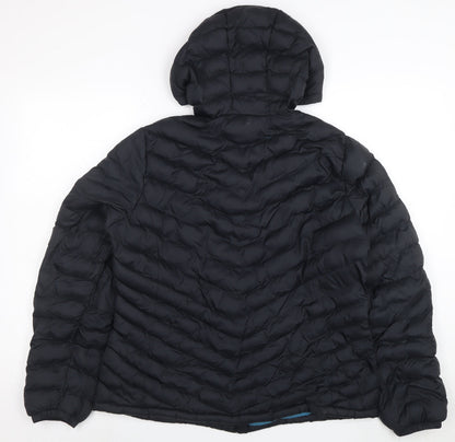 Mountain Warehouse Women's Black Size 14 Hooded Puffer Jacket