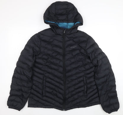 Mountain Warehouse Women's Black Size 14 Hooded Puffer Jacket