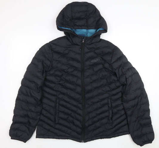 Mountain Warehouse Women's Black Size 14 Hooded Puffer Jacket